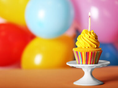 celebrating a birthday