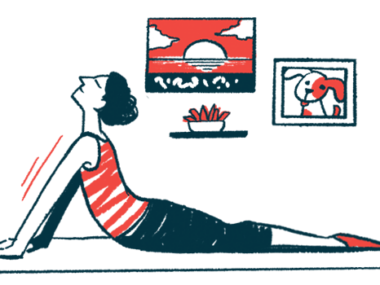Exercise program | Myasthenia Gravis News | muscle and physical function | illustration of woman exercising