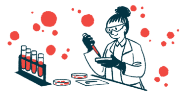 An illustration of a researcher working a lab.