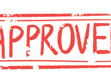 A stamp shows the word 