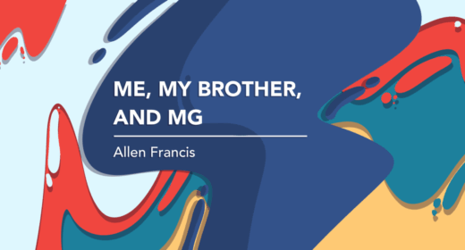 banner for Allen Francis column, titled 