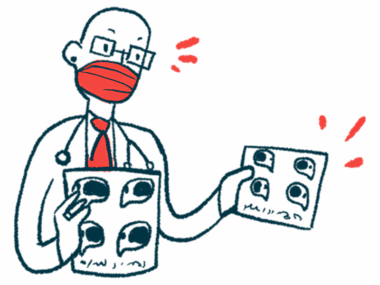 A doctor is shown reacting as he looks at X-rays.