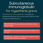 Scig Subcutaneous immunoglobulin for myasthenia gravis | Myasthenia Gravis News