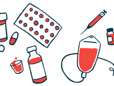 An illustration shows different drug delivery methods, including a syringe, tablet and capsules, and a bag of infusion fluids.