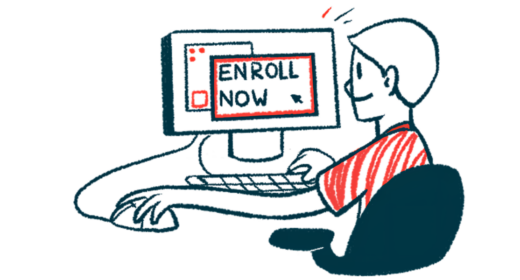 A person sitting at a computer is seen clicking a mouse as the words 