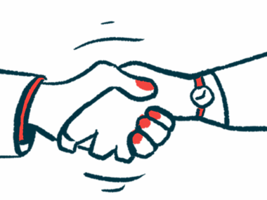 An illustration provides a close-up view of two hands clasped in a handshake.