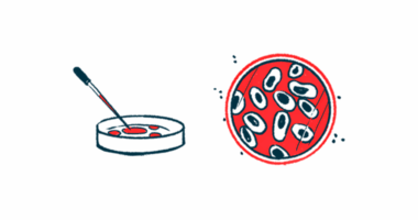 A dropper is seen poised over a petri dish alongside an aerial view of a second petri dish.