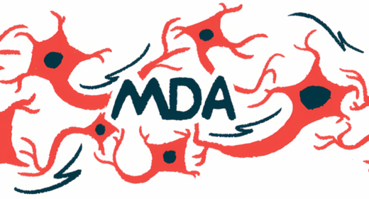 The acronym MDA is seen against a backdrop of nerve synapses.